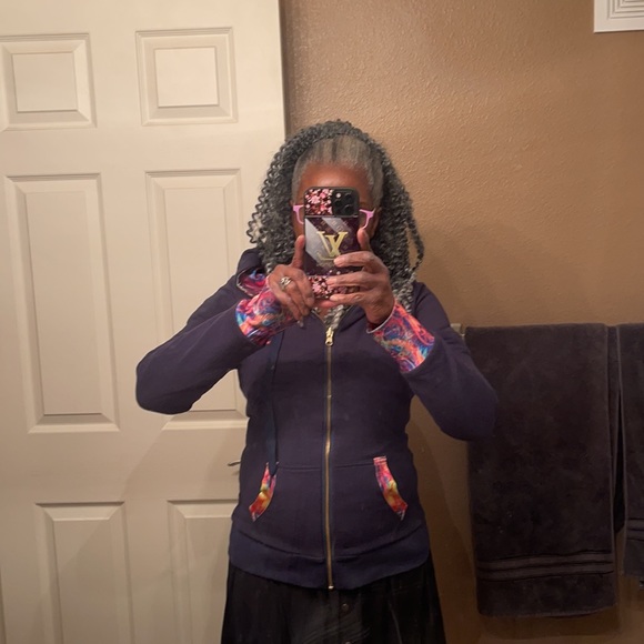 - Jumbie Art reversible jacket size small EUC hoodie unisex - Picture 10 of 10